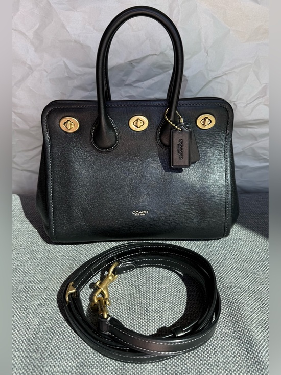 Coach Handbags - Coach Turnlock 22 Black NWT